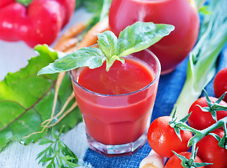 Image showing vegetable juice