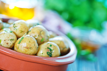 Image showing boiled potato