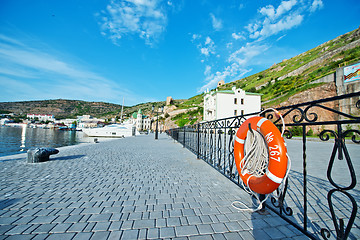 Image showing yacht in old port