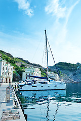 Image showing yacht in old port