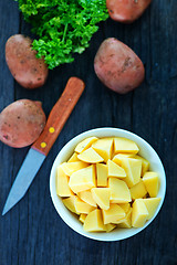 Image showing raw potato