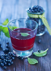 Image showing blueberry juice