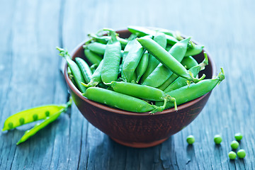 Image showing green peas