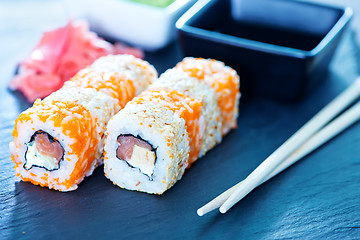 Image showing sushi