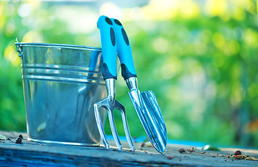 Image showing garden tools