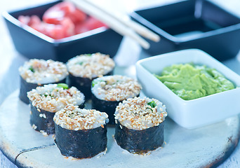 Image showing sushi