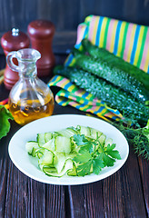 Image showing salad cucumber