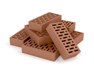 Image showing Clay bricks