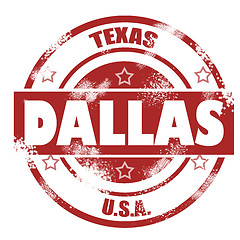 Image showing Dallas stamp 