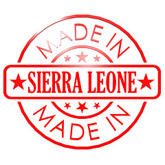 Image showing Made in Sierra Leone red seal