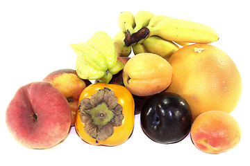 Image showing Various fresh fruits