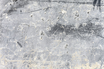 Image showing Grungy White Concrete Wall Background