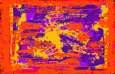 Image showing Grunge abstract background