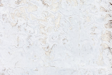 Image showing Grungy White Concrete Wall Background