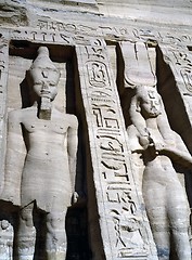 Image showing Temple of Hathor, Abu Simbel, Egypt