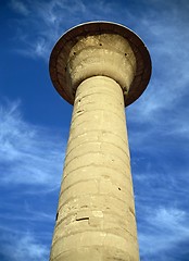 Image showing Column of Taharka,Karnak,Egypt