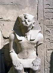 Image showing Statue in Karnak Temple