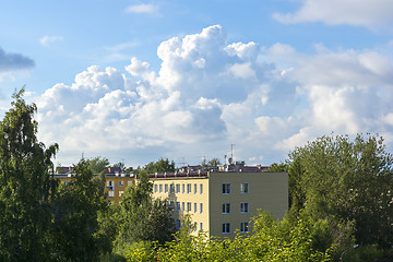 Image showing Green city