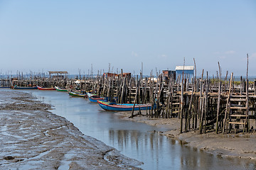 Image showing Very Old Dilapidated Fishermen Village