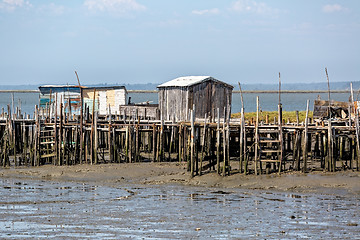 Image showing Very Old Dilapidated Fishermen Village