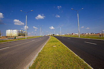 Image showing the new road  