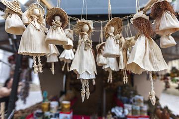 Image showing BRATISLAVA, SLOVAKIA - MAY 07 2013: Gift and souvenirs shop in Old town 