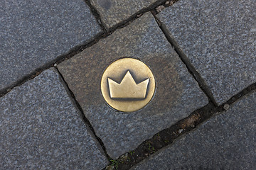 Image showing Pavement on  Square in Bratislava, Slovakia