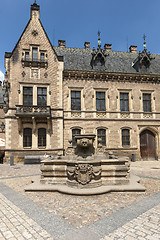 Image showing PRAGUE, CZECH REPUBLIC - May 08, 2013: Historic buildings in old town