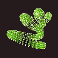 Image showing Spiral. 3d vector illustration. 