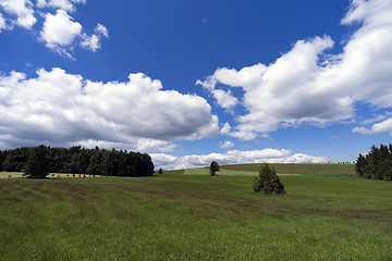 Image showing Summer landscape in the middle of Czech Republic