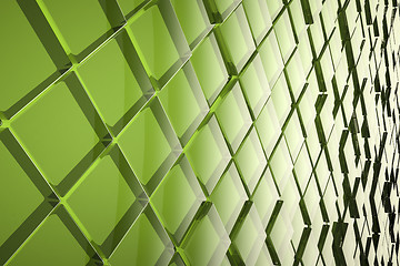 Image showing abstract glass cubes background