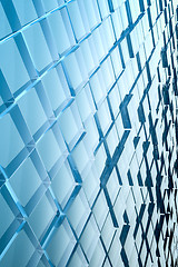 Image showing abstract glass cubes background