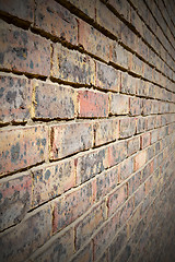 Image showing in london   the    abstract    texture of a ancien wall and ruin