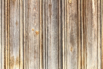 Image showing planks on wooden fence