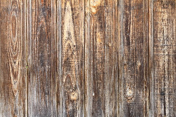 Image showing spruce boards fence texture