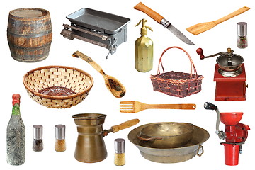 Image showing vintage kitchen objects