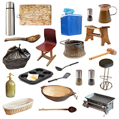 Image showing kitchen related objects