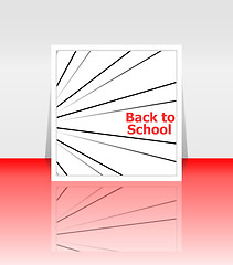 Image showing Back to school word, education concept