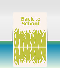 Image showing Back to school word, education concept