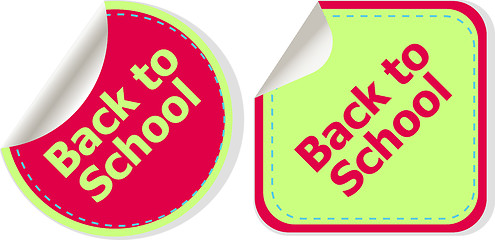 Image showing Back To School education banners