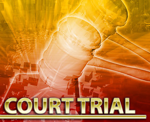 Image showing Court trial Abstract concept digital illustration