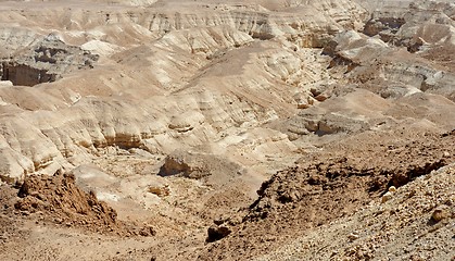 Image showing Rocky desert landscape texture