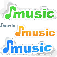 Image showing Music icon.
