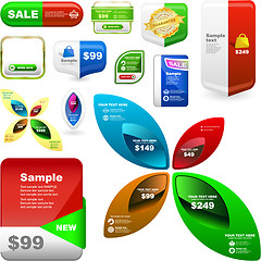 Image showing Design elements for sale.