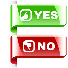 Image showing Yes and No