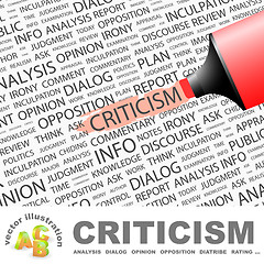 Image showing CRITICISM.