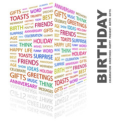 Image showing BIRTHDAY