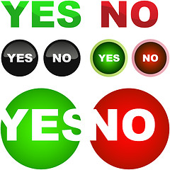 Image showing Yes and No