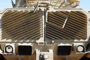 Image showing Radiator grill of M48 patton tank