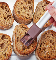 Image showing toasted bread slices